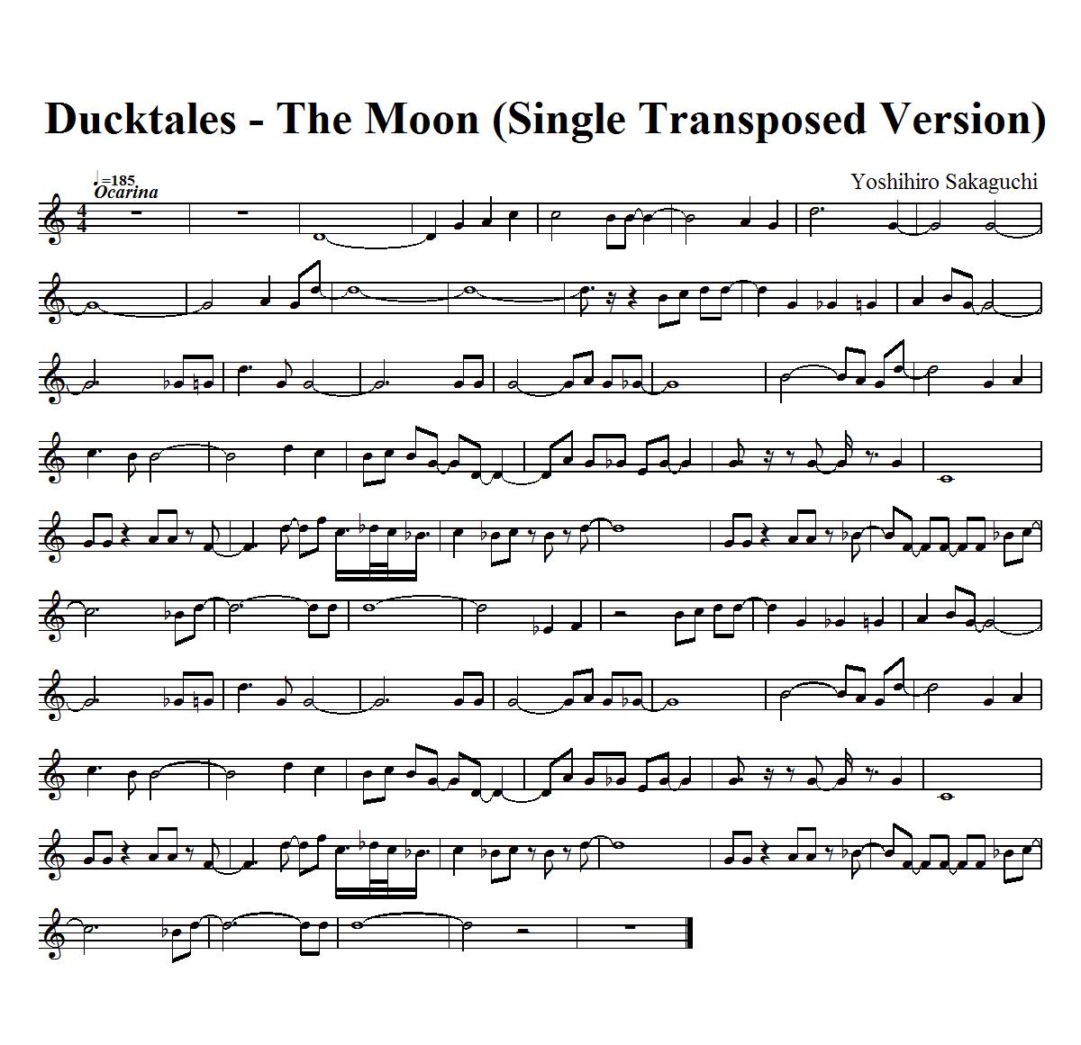 Duck Tales - The Moon (Single Transposed Version).jpg