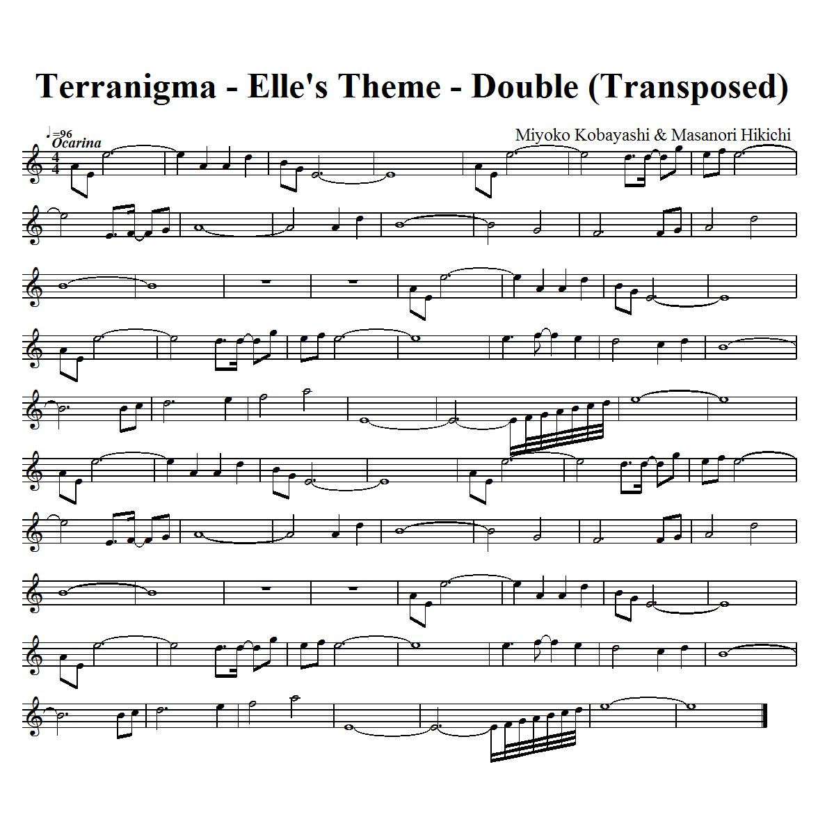 Terranigma - Elle's Theme - Double (Transposed).jpg