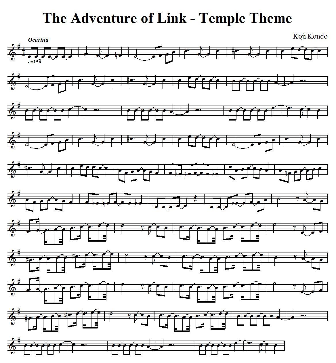 Zelda II - Temple Theme Transposed.jpg