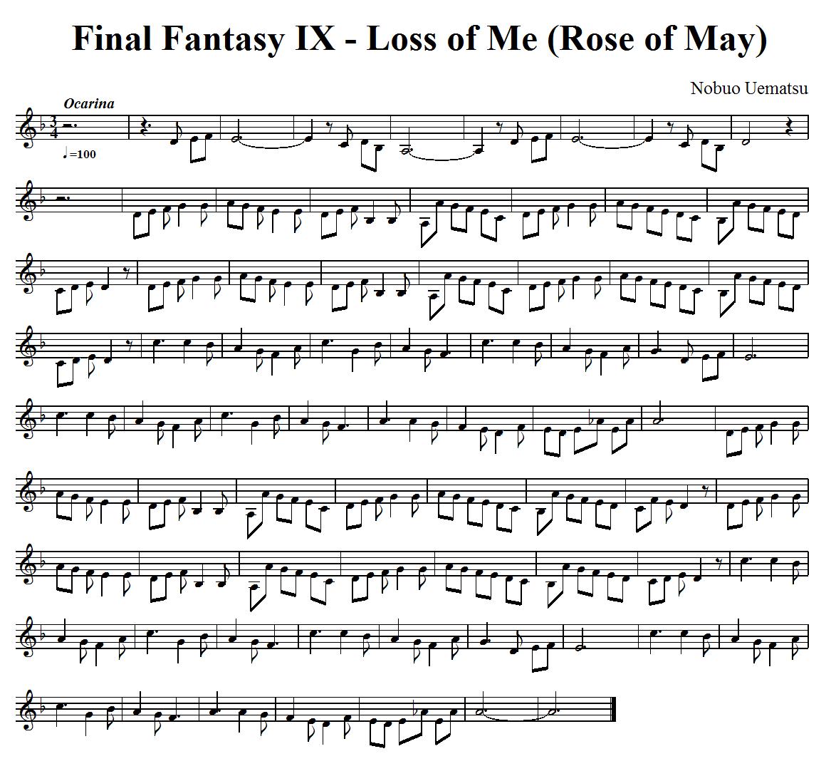 Final Fantasy IX - Loss of Me.jpg