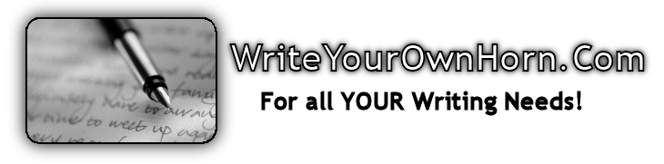 Writeyourownhorn black and white no border.png